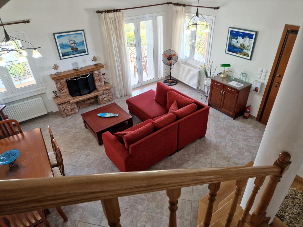 Villa Liana : Luxury Villa With Fantastic Sea View, Near Airport Pórto Ráfti المظهر الخارجي الصورة