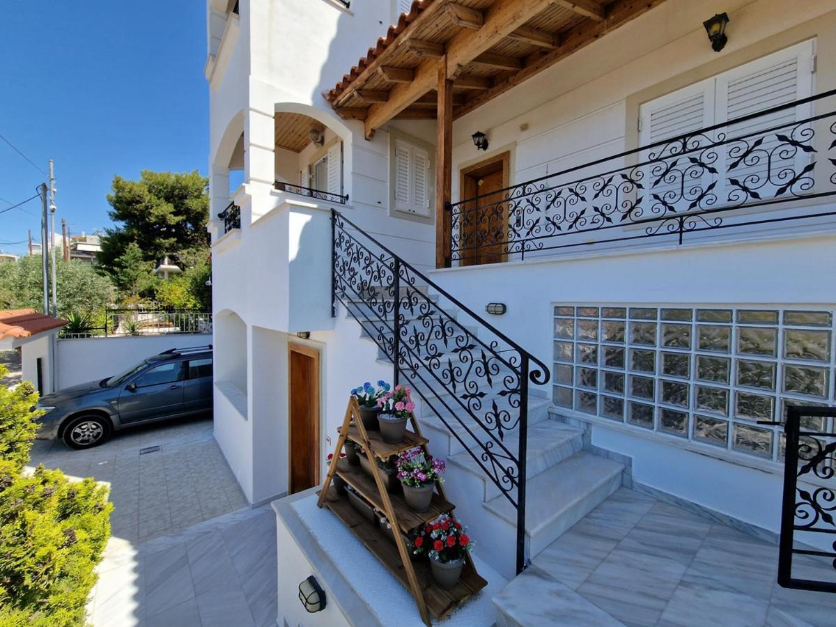 Villa Liana : Luxury Villa With Fantastic Sea View, Near Airport Pórto Ráfti المظهر الخارجي الصورة