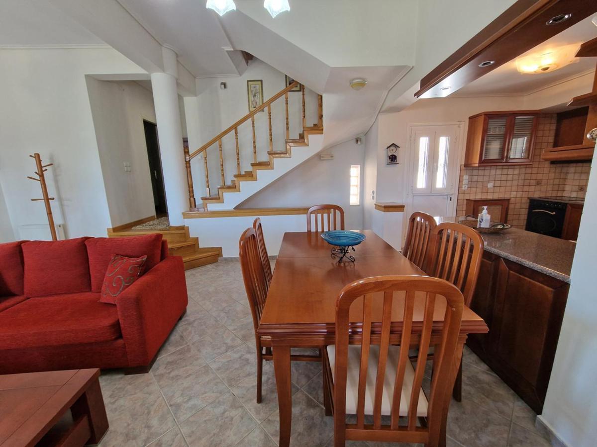 Villa Liana : Luxury Villa With Fantastic Sea View, Near Airport Pórto Ráfti المظهر الخارجي الصورة