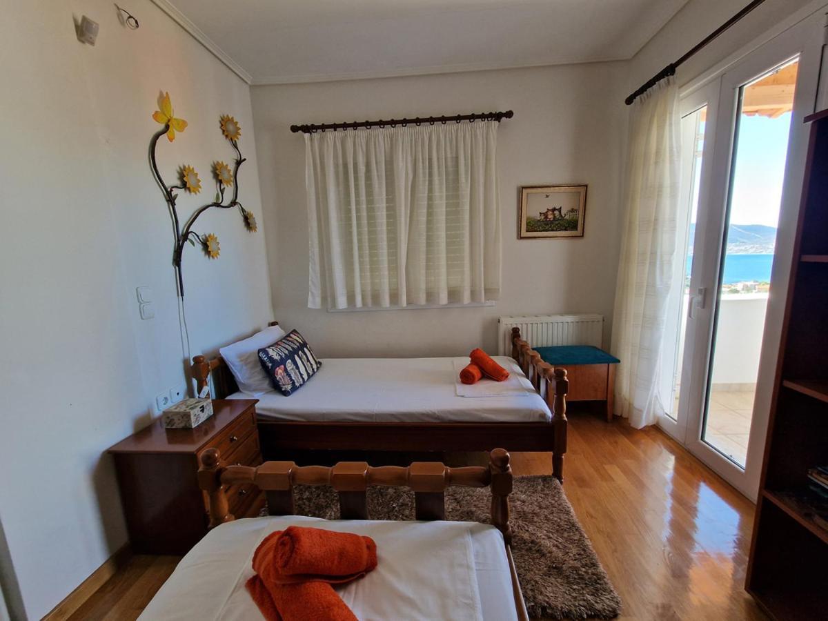Villa Liana : Luxury Villa With Fantastic Sea View, Near Airport Pórto Ráfti المظهر الخارجي الصورة
