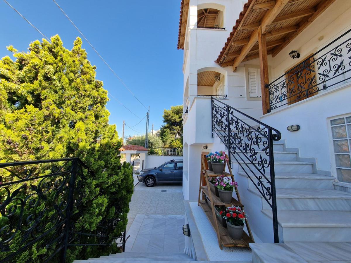 Villa Liana : Luxury Villa With Fantastic Sea View, Near Airport Pórto Ráfti المظهر الخارجي الصورة