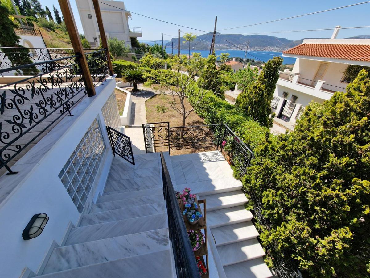 Villa Liana : Luxury Villa With Fantastic Sea View, Near Airport Pórto Ráfti المظهر الخارجي الصورة